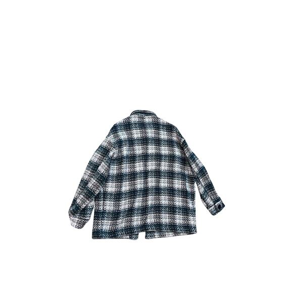 Zara Plaid Tweed Shacket - Picture 3 of 4